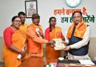 मुख्यमंत्री विष्णु देव साय से अखिल विश्व गायत्री परिवार के सदस्यों ने सौजन्य मुलाकात की….