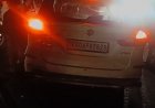 दिल दहला देने वाला हादसा : बाइक को ठोकर मारकर खड़ी ट्रक में जा घुसी कार, 2 की मौके पर मौत, 4 की हालत गंभीर…