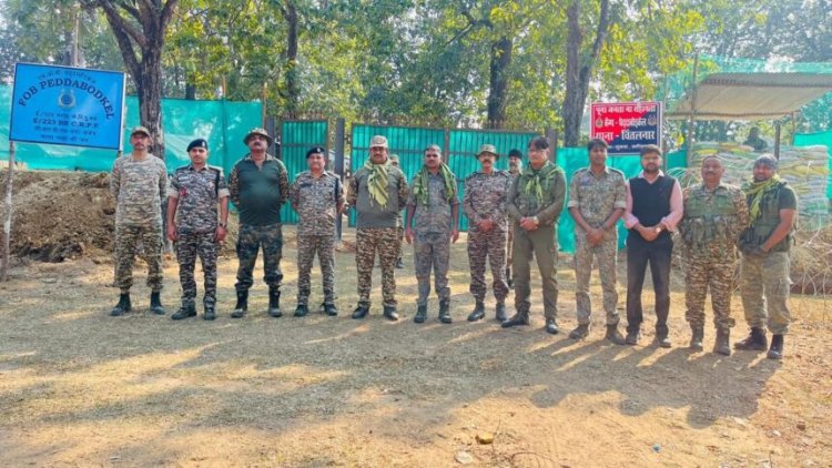 CG : सुकमा के नक्सल प्रभावित ग्राम पेदाबोड़केल में नवीन सुरक्षा कैंप की स्थापना