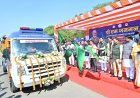 मुख्यमंत्री साय ने 57 मोबाइल मेडिकल यूनिट वाहनों को दिखाई हरी झंडी