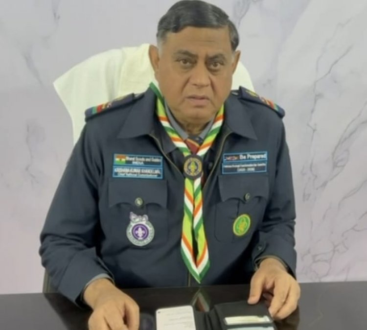भारत स्काउट एंड गाईड के मुख्य राष्ट्रीय कमिश्नर खण्डेलवाल ने की जम्बुरी की व्यवस्थाओं की तारीफ