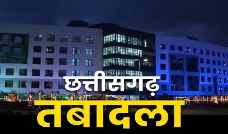 CG Transfer : लोक निर्माण विभाग में बड़ा प्रशासनिक फेरबदल, 17 अधिकारियों के तबादले का आदेश जारी,देखिए पूरी डिटेल
