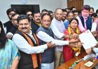 Rajya Sabha Election 2026: भाजपा प्रत्याशी लक्ष्मी वर्मा ने भरा नामांकन, CM विष्णुदेव साय बने प्रस्तावक