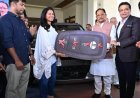 छत्तीसगढ़ की बेटी आकांक्षा ने बढ़ाया प्रदेश का मान, सीएम साय ने किया सम्मान, भेंट की टाटा सिएरा कार