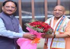 UP के मुख्यमंत्री योगी आदित्यनाथ पहुंचे बस्तर: CM साय ने किया स्वागत,मध्य क्षेत्रीय परिषद की 26वीं बैठक में होंगे शामिल 