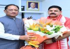 मुख्यमंत्री विष्णुदेव साय से केंद्रीय कोयला एवं खान राज्य मंत्री सतीश चंद्र दुबे ने की सौजन्य मुलाकात
