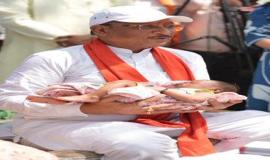 एक माह के नवजात का मुख्यमंत्री ने किया नामकरण, रविशंकर नाम से गूंजा गांव का आंगन