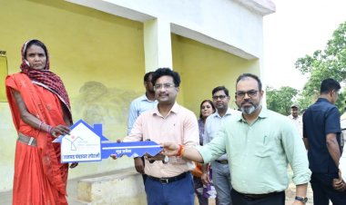 पीएम जनमन योजना से जनजातीय परिवार को मिला पक्के घर का सपना