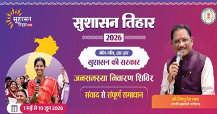 सुशासन तिहार : कल नन्हेसर, सिमड़ा एवं बनगांव में लगेगी शिविर, 43 गांवों के ग्रामीण होंगे शामिल