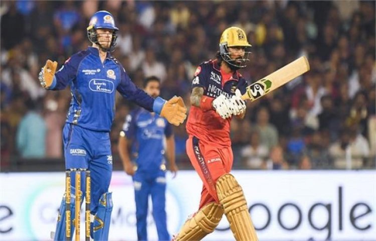 IPL 2026 : रोमांचक मुकाबले में RCB ने मुंबई को दो विकेट से हराया, क्रुणाल पांड्या ने खेली शानदार पारी
