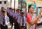 CG : तिलक लगाकर नवप्रवेशी छात्रों का स्वागत, उत्साह के साथ मनाया गया शाला प्रवेश उत्सव