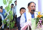 सीएम साय ने खिलाड़ियों का बढ़ाया उत्साह: 2036 पौधों के रोपण से ओलंपिक मेजबानी के संकल्प को दी नई ऊर्जा