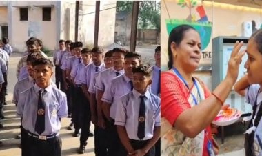 CG : तिलक लगाकर नवप्रवेशी छात्रों का स्वागत, उत्साह के साथ मनाया गया शाला प्रवेश उत्सव