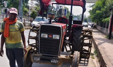 सड़कों पर ‘लोहे के पहियों’ पर ब्रेक : रायगढ़ प्रशासन की अनोखी पहल, हादसों और सड़क क्षति रोकने की बड़ी कवायद