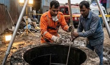 सेप्टिक टैंक बना मौत का गड्ढा, जहरीली गैस से तीन मजदूरों की मौत, रेस्क्यू से पहले खत्म हुई सांसें
