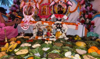 जय जगन्नाथ के जयघोष से गूंजा दोकड़ा धाम : 108 कलशों से महाप्रभु का दिव्य महारण स्नान, अब 15 दिनों तक अनसर में रहेंगे भगवान