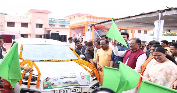ड्रोन दीदी अभियान से कृषि क्षेत्र में तकनीक और मातृशक्ति का होगा सशक्त संगम : मुख्यमंत्री विष्णुदेव साय
