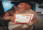 सीएम हेल्पलाइन 1076 से तीजन बाई को मिला नया राशन कार्ड