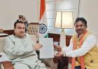 बस्तर में सड़क विकास को मिलेगी नई गति : सांसद महेश कश्यप ने केंद्रीय मंत्री नितिन गडकरी से की मुलाकात