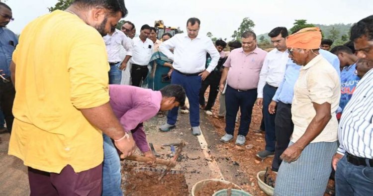 निर्माण कार्यों में मॉनीटरिंग और गुणवत्ता सुनिश्चित कराने में लापरवाही पर सहायक अभियंता और उप अभियंता को तत्काल निलंबित करने के निर्देश