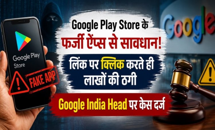 Google Play Store के फर्जी ऐप्स से सावधान! लिंक पर क्लिक करते ही लाखों की ठगी, Google India Head पर केस दर्ज