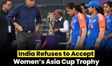 भारतीय महिला क्रिकेट टीम ने पाकिस्तान के मोहसिन नकवी से एशिया कप की ट्रॉफी लेने से इनकार किया