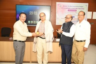 आयकर बार एसोसिएशन द्वारा प्रधान आयकर आयुक्त का सम्मान-समारोह एवं लेक्चर-मीटिंग का सफल आयोजन