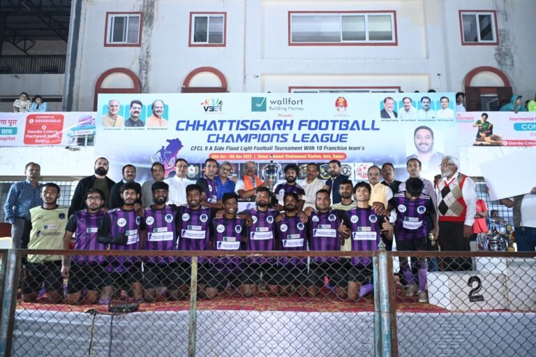 CG SPORTS: छत्तीसगढ़ फुटबॉल चैंपियंस लीग: ब्रह्मविद एफसी