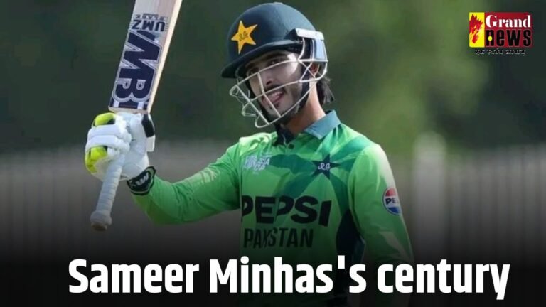 Who Is Sameer Minhas? Pakistan U19 Batter Who Smashed 172