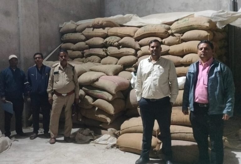 रायगढ़ जिले में बड़ी कार्रवाई, 7290 क्विंटल