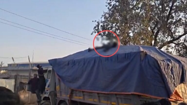 करंट लगने से ट्रक ड्राइवर की दर्दनाक मौत