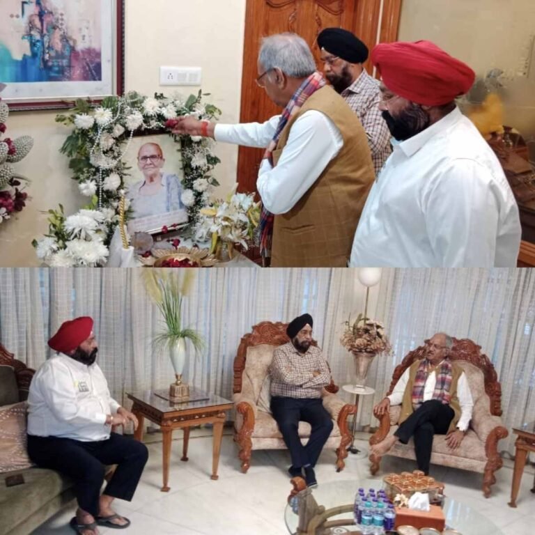 होरा निवास पहुंचे सांसद बृजमोहन अग्रवाल,