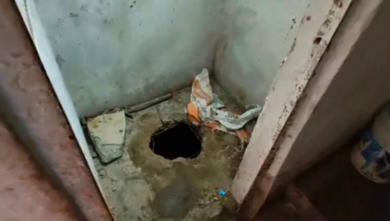 खुले पड़े सेप्टिक टैंक में गिरने से बच्ची की