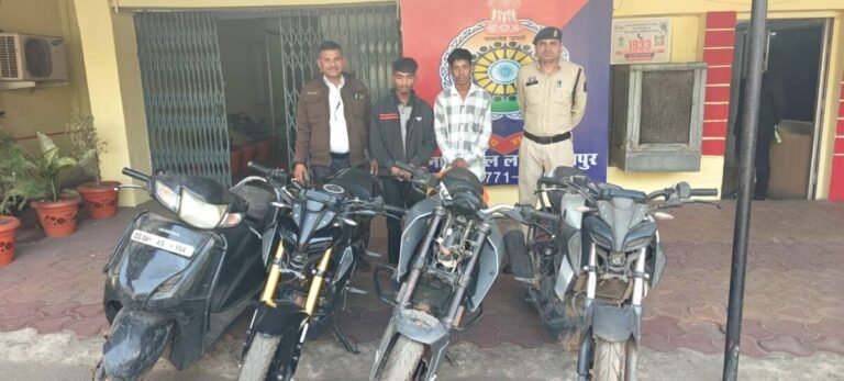 रायपुर में बाइक चोरी करने वाले 2