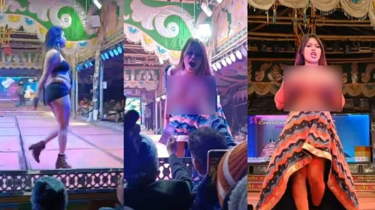 मंच पर कपड़े उतारकर अश्लील डांस मामले में