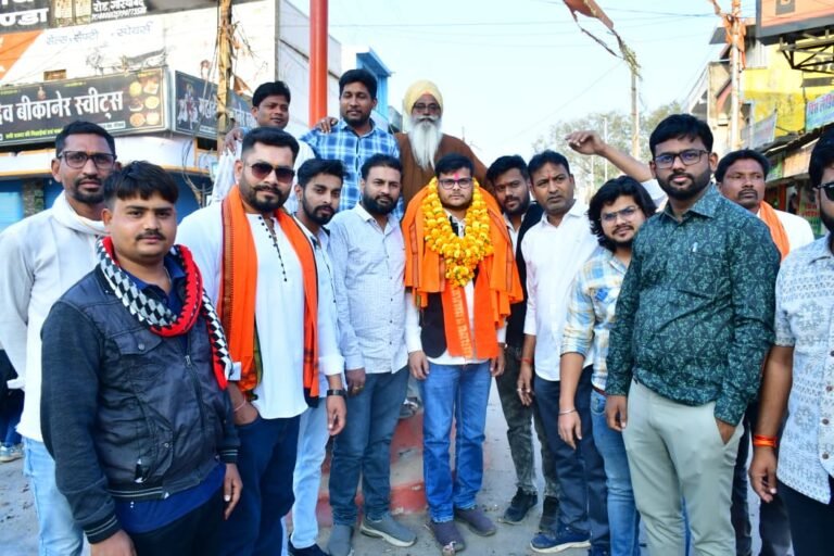 गरियाबंद में भाजयुमो जिला अध्यक्ष