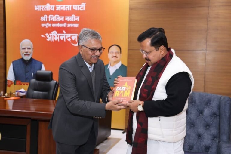 भाजपा कार्यकारी अध्यक्ष नितिन नबीन से बीजेपी