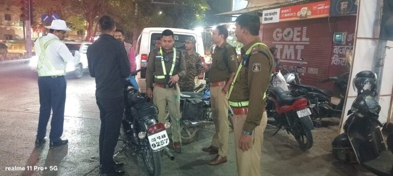 रायपुर में शोर मचाने वाले वाहनों पर पुलिस की