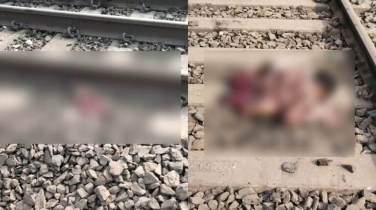 ट्रेन की चपेट में आने से दो रेलवे कर्मचारियों