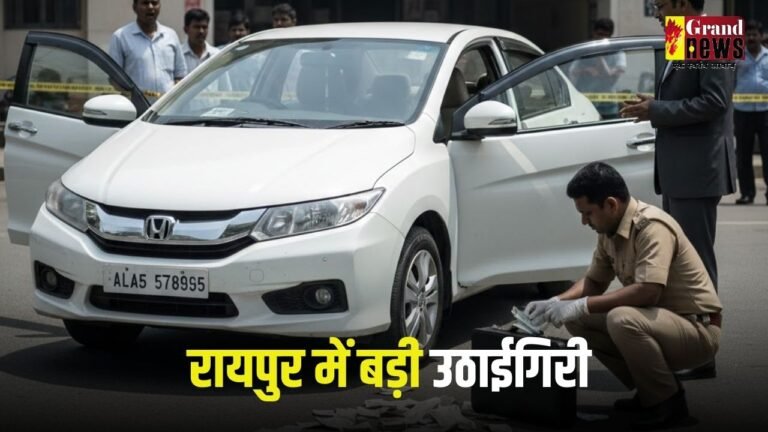 Raipur Breaking : रायपुर में बड़ी उठाईगिरी: रजिस्ट्री कराने आए अफसर की कार से 38 लाख पार, अपनों ने ही रची थी साजिश!