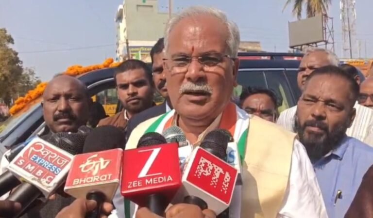 धान खरीदी पर भूपेश बघेल का हमला