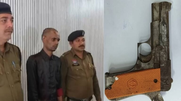 पंडरी इलाके में पिस्टल लेकर घूम रहे युवक को