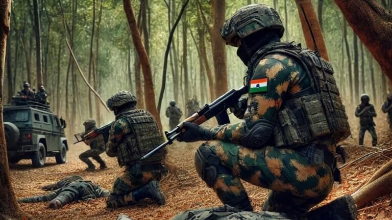 जवानों ने 5 नक्सलियों को उतारा