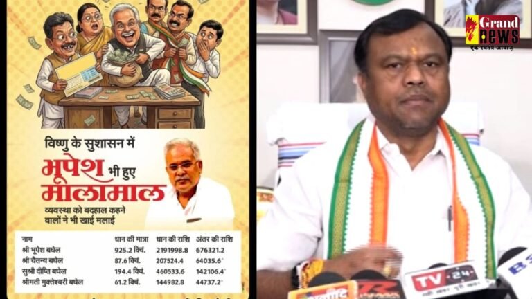 भाजपा के पोस्टर पर भड़के PCC चीफ