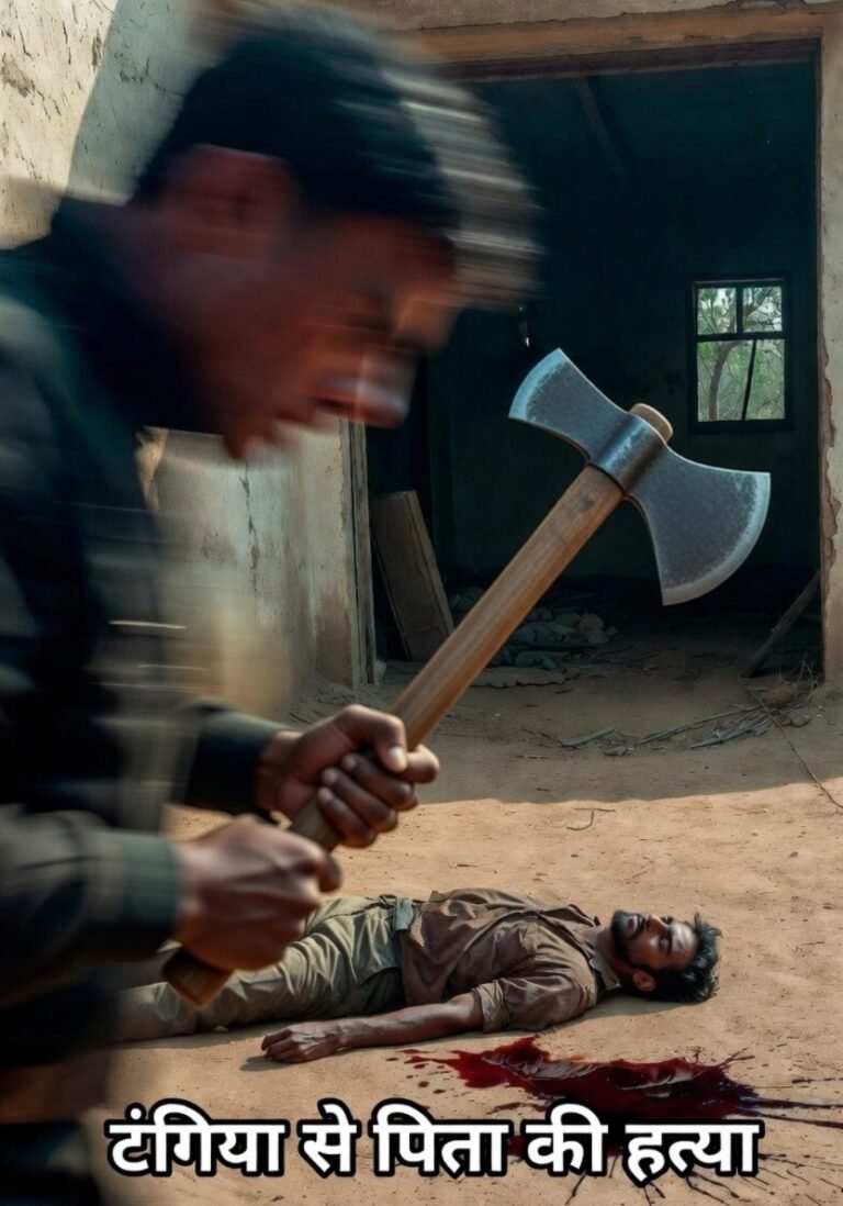 CG Crime : कलयुगी बेटे ने धारदार हथियार से की पिता की हत्या, खून के रिश्ते का खौफनाक अंत
