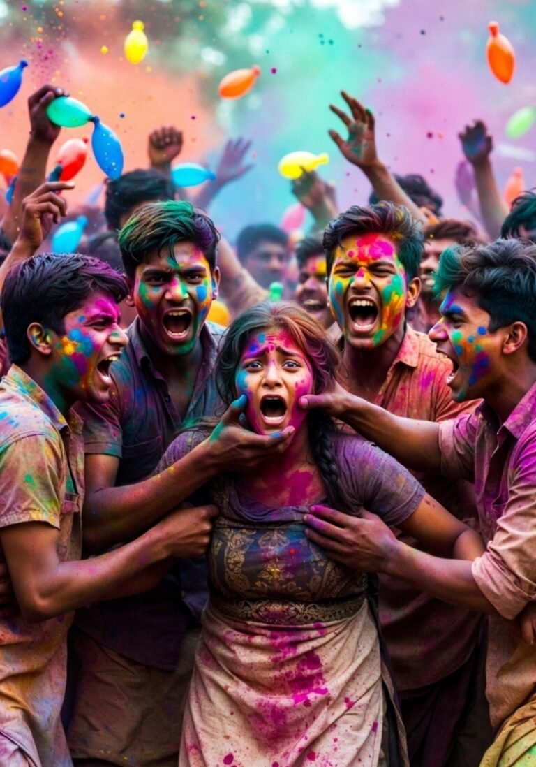 युवती को रंग लगाने के बहाने गैंगरेप 