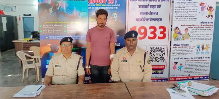 CRIME NEWS: टांगी से जानलेवा हमला करने वाला आरोपी चंद घंटों में गिरफ्तार