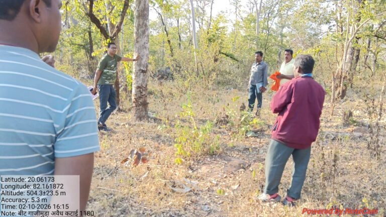 टाइगर रिजर्व की जमीन पर कब्जा करने वाला