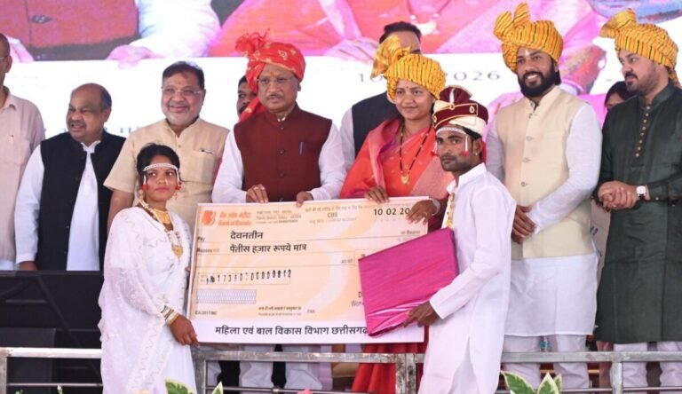 सामूहिक विवाह में छत्तीसगढ़ ने रचा इतिहास, गोल्डन