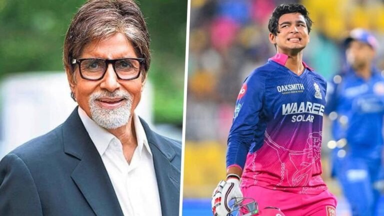 अमिताभ बच्चन ने 15 वर्षीय वैभव सूर्यवंशी की